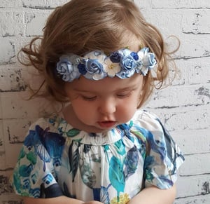 Image of BABY BLUE BASED HEADBANDS
