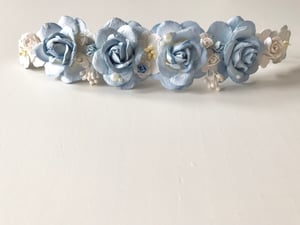 Image of BABY BLUE BASED HEADBANDS