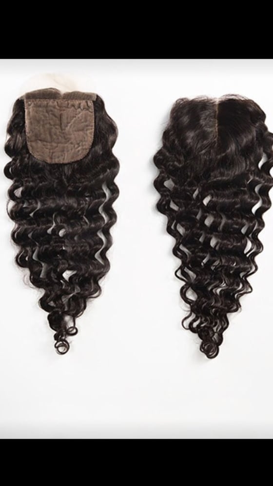 Image of Curly Silk Base Closure