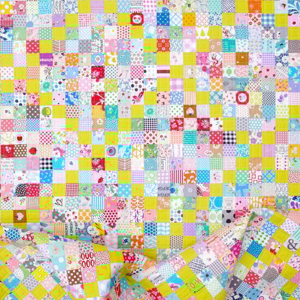 Image of Scrappy Irish Chain Quilt Pattern (PDF FILE)