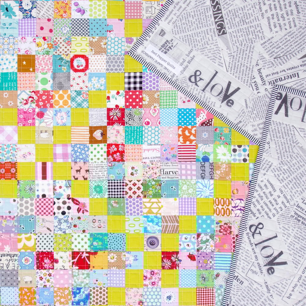 Image of Scrappy Irish Chain Quilt Pattern (PDF FILE)