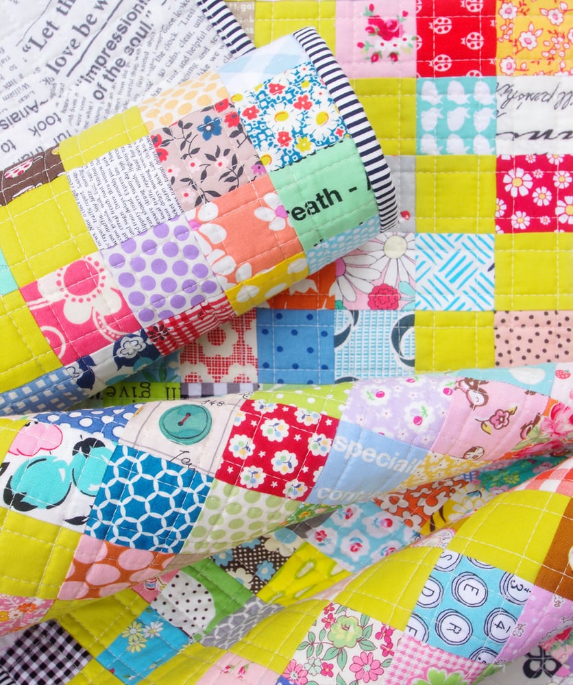 Image of Scrappy Irish Chain Quilt Pattern (PDF FILE)