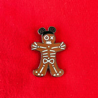 Image 3 of Skeleton Gingerbread Man Pin