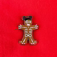 Image 3 of Skeleton Gingerbread Man Pin