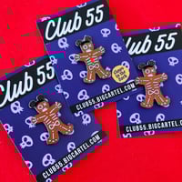 Image 1 of Skeleton Gingerbread Man Pin