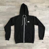 Image 1 of Slim Fit Zip-up Hoodie