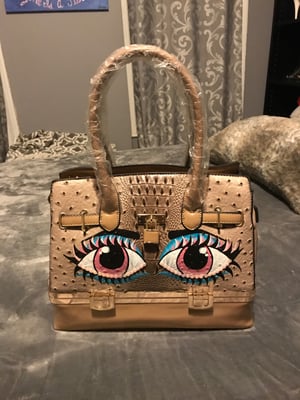Image of Pink eyes satchel