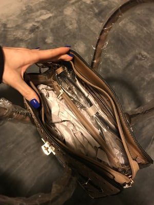 Image of Pink eyes satchel