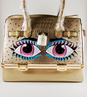 Image of Pink eyes satchel