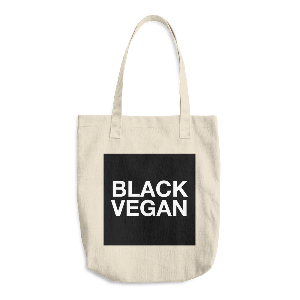 Download Black Vegan Tote Bag | BLACK FOODIE