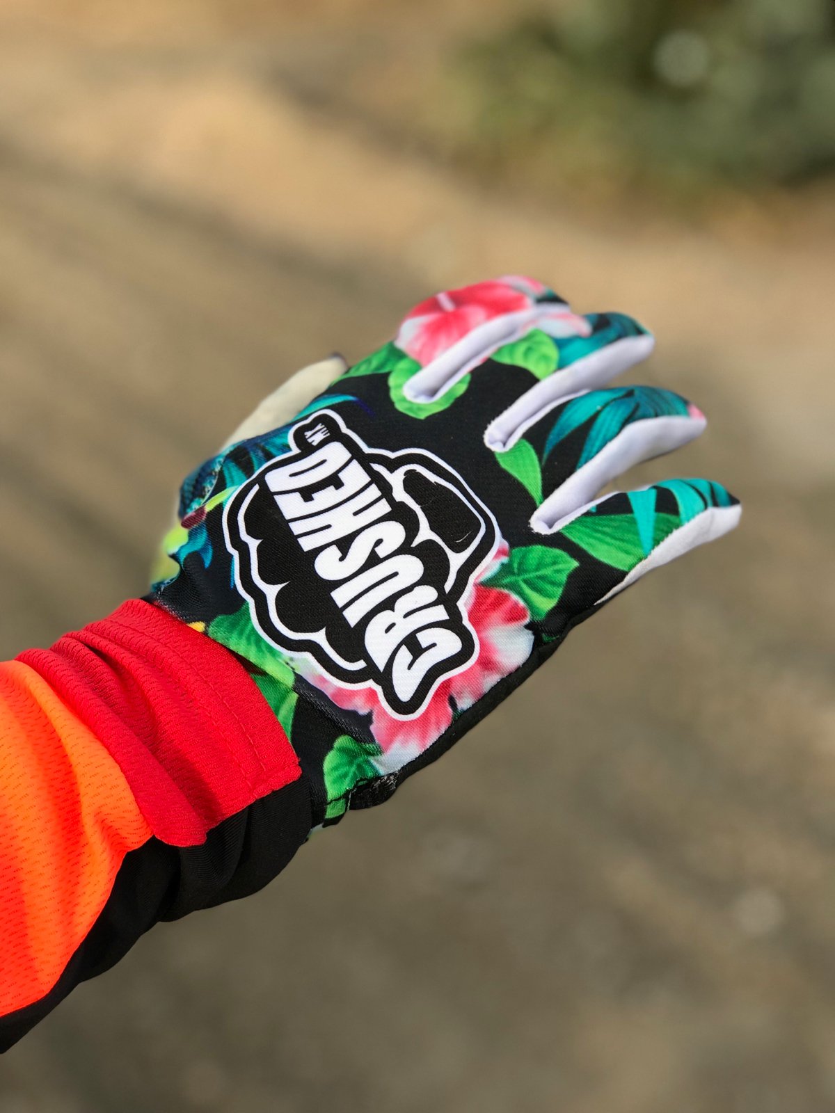 crushed mx gloves