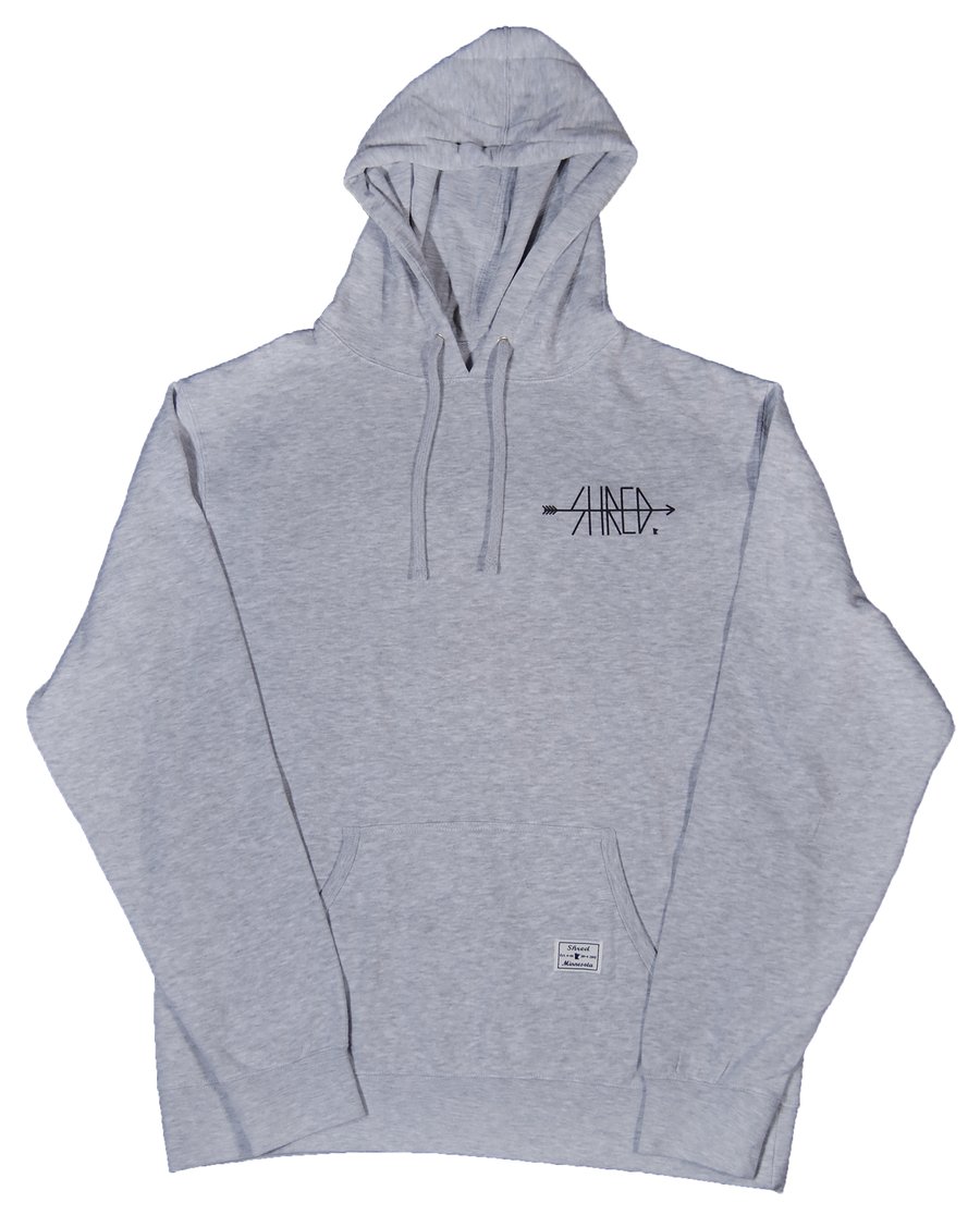 Image of "Arrow" Hoodie (heather grey)