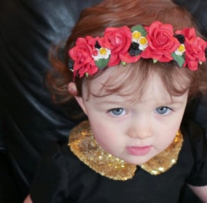 Image of RED BASED HEADBANDS