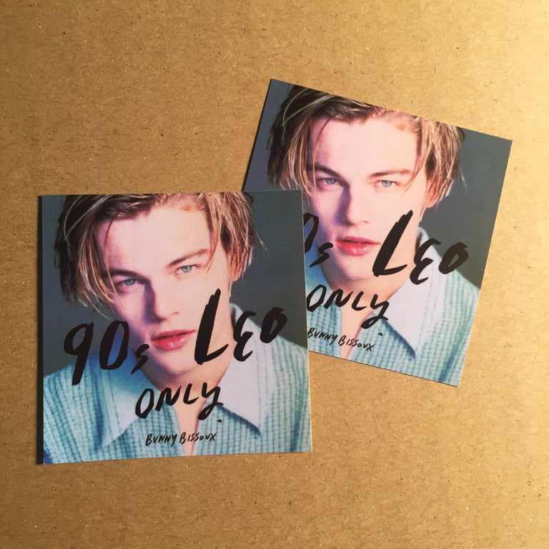 「90s LEO ONLY」STICKER x2