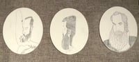 Image 1 of Porcelain Portrait Plates