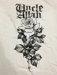 Image 2 of White rose tshirt.