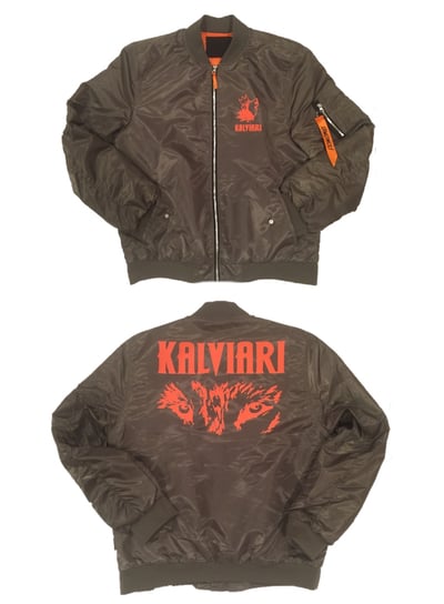 Image of KALVIARI SAMOWOLF BEASTLY BOMBER JACKET (FOREST)