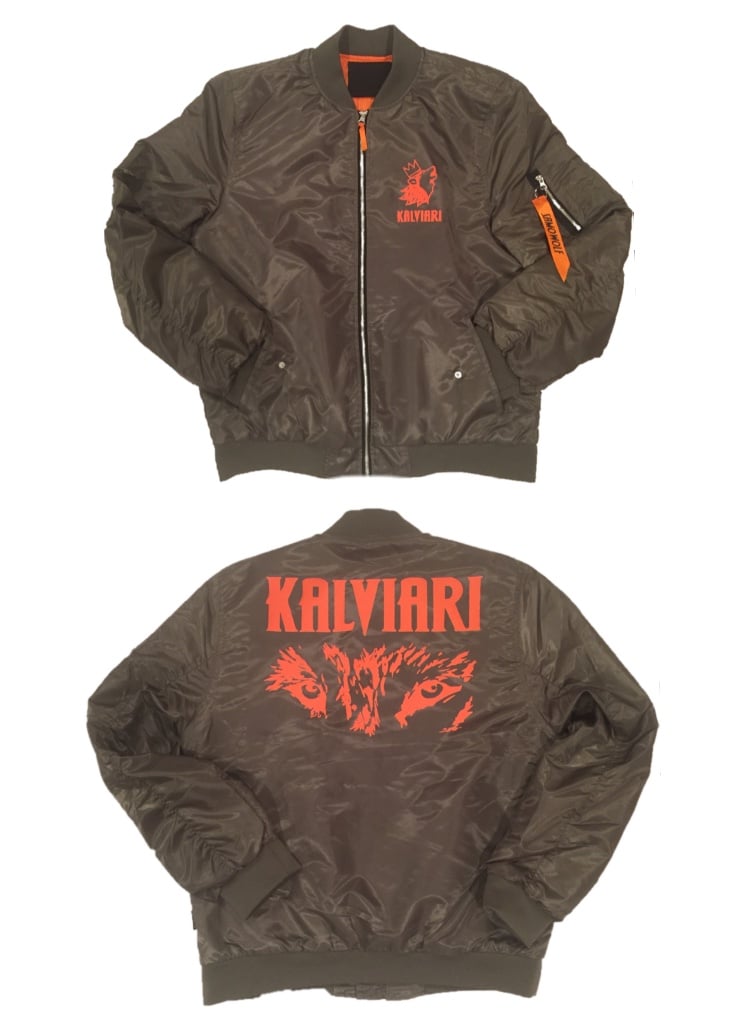Image of KALVIARI SAMOWOLF BEASTLY BOMBER JACKET (FOREST)