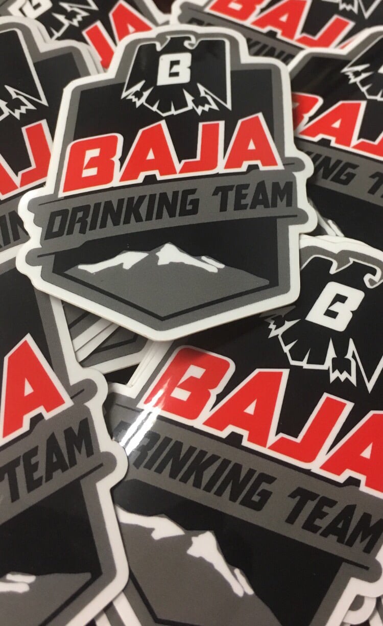 Image of Baja Drinking Team Decal