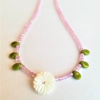 Image 3 of Petite Bloom - Pink with Green Leaves