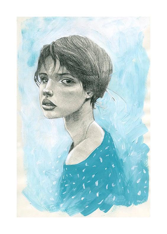Image of Blue girl 1