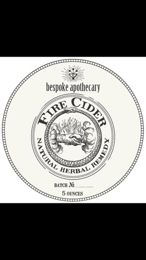 Image of 🔥  5 oz. Organic FIRE CIDER!!!!  