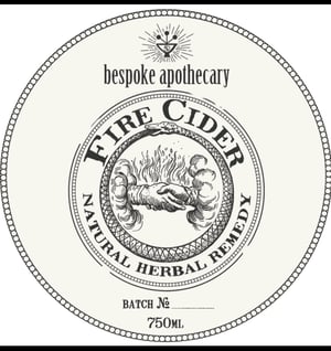 Image of 🔥 Large/750 ML/25.5 oz. Organic FIRE CIDER!!
