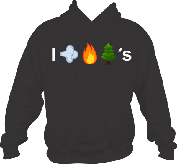 Image of "I Blow Fire Trees" Hoodie