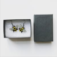 Image 1 of Bee Enamel Earring Set 