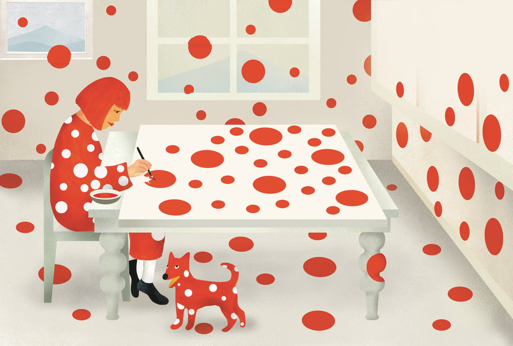 Image of Yayoi Kusama: From Here to Infinity, published by MoMA. Obliteration Room