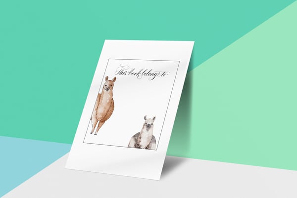 Image of Blank Children's Bookplates