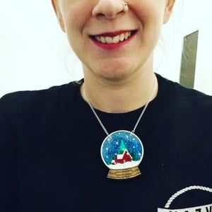 Image of Snow Globe Necklace or Brooch