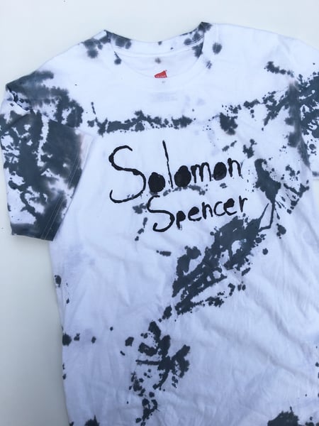 Image of SOLOMON SPENCER BLACK DYE T-SHIRT