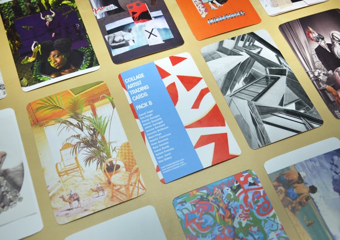 Kasini House Artshop — Collage Artist Trading Cards, Pack Eight