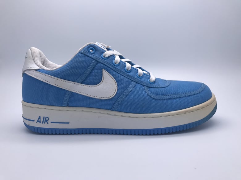 Image of NIKE AIR FORCE 1 CANVAS(COLUMBIA BLUE)