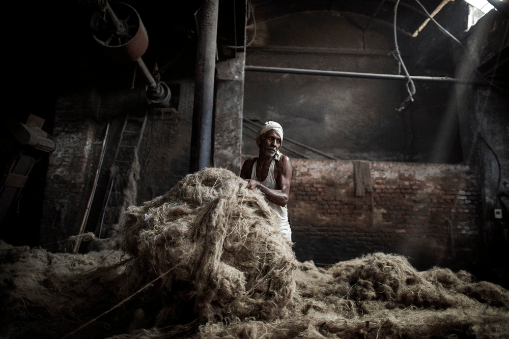 Image of Jute Mill Laborer, Kolkata, India 2017.