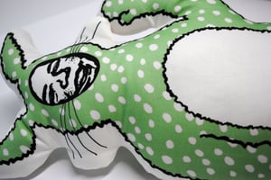 Image of Green Polka Bunny Plush