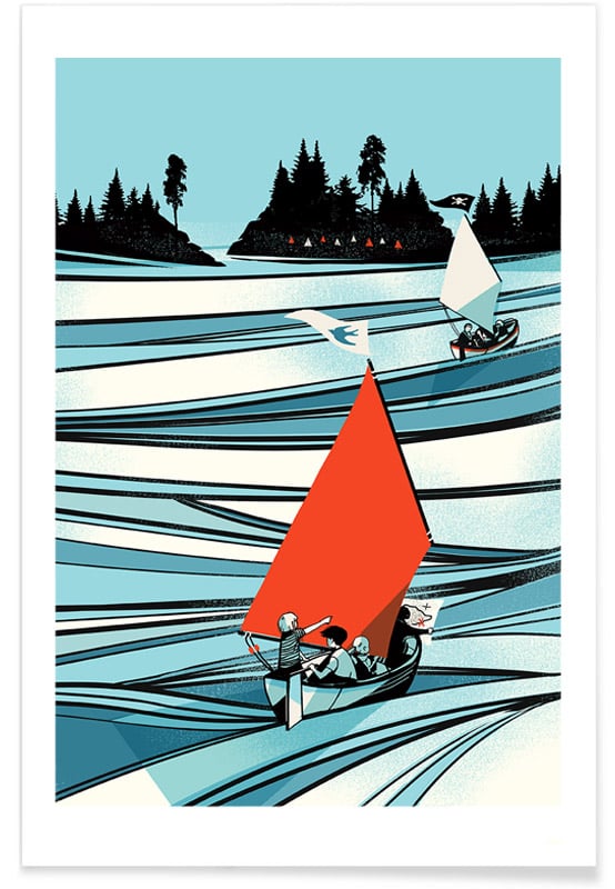 Image of Swallows And Amazons -  Arthur Ransome Print Poster