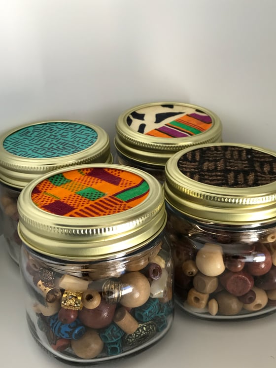 Image of The Hair Bead Jar (TRIBAL ONLY)