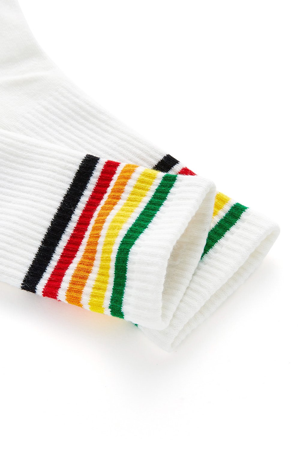 Image of LIGHT RAINBOW STRIPED SOCKS