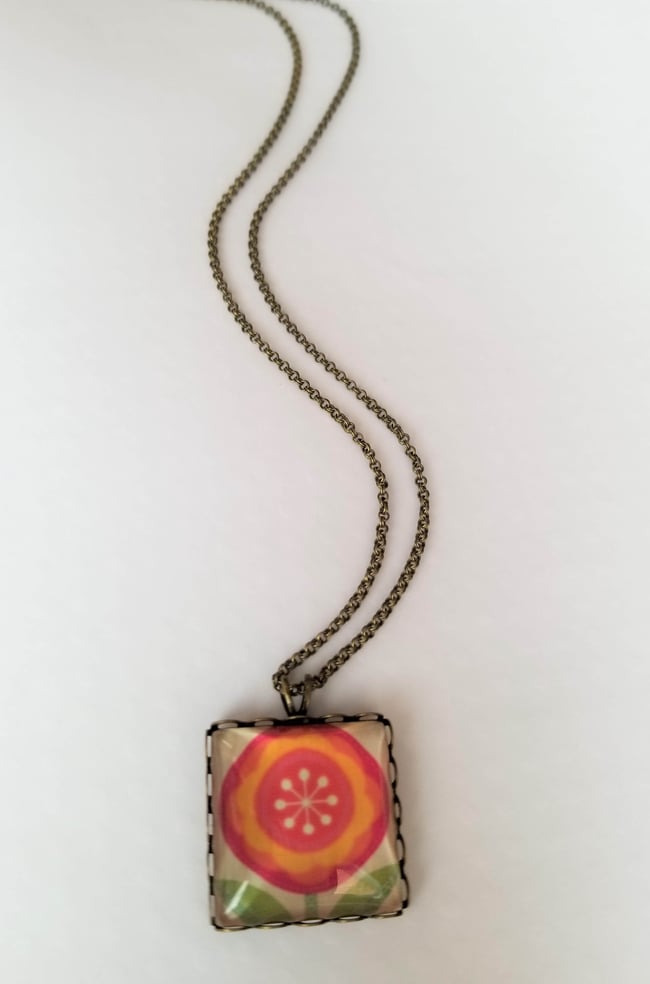 Lollipop Flower Necklace