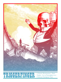 Image of TRIGGERFINGER gigposter Paris 2017