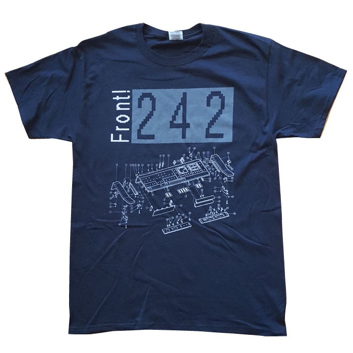 FRONT 242 - T-Shirt / Exploded Synth