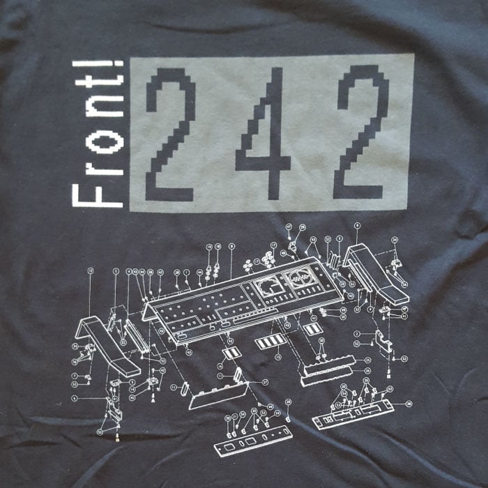 FRONT 242 - T-Shirt / Exploded Synth