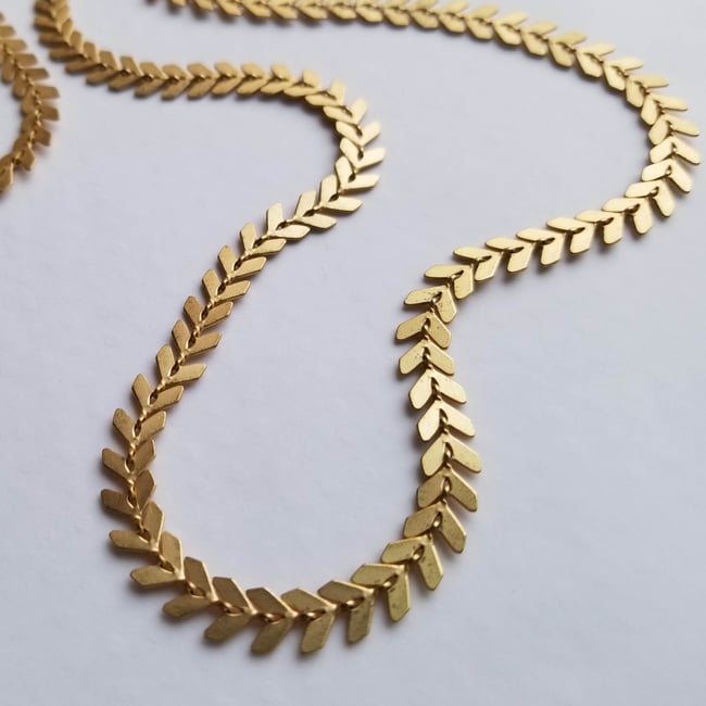Long Chevron Necklace