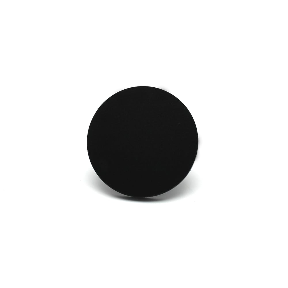 Image of Large Circle Ring : MATTE BLACK