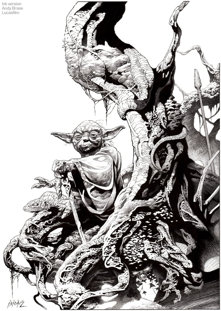 Image of Yoda: Star Wars Print- Artist Proof LIMITED (signed) <font color="yellow">VERY LIMITED</font>