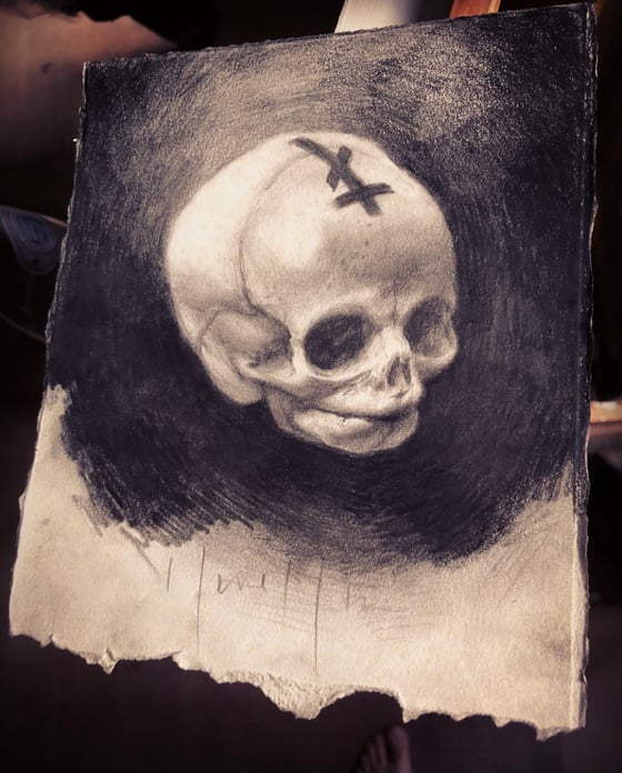 Image of ‘AELIUS’ { Foetal Skull } - Original Artwork