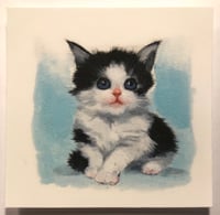 “Tiny Blue” miniature print