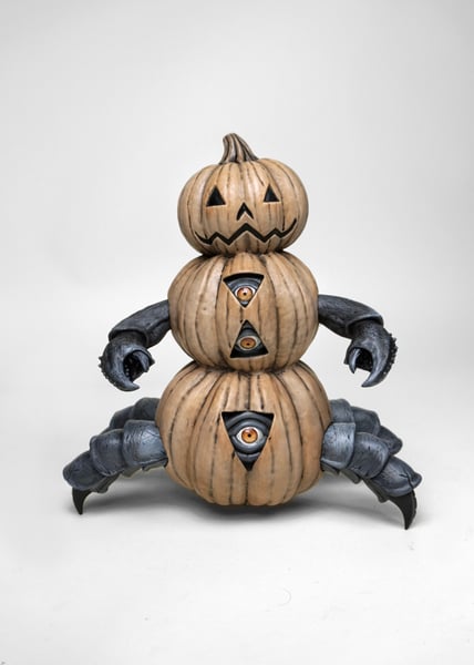 Image of HALLOWEEN  "Beneath The Harvest" Pumpkin Crab - Vinyl Figure